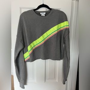 Shop Koch Rainbow Stripe Crew Neck
